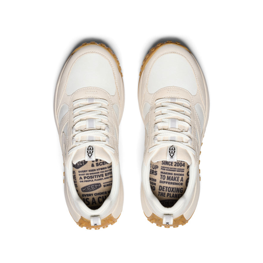 Women's KS86 Leather Sneakers - Comfortable Casual Walking Shoes for Women | Birch/Star White | Perfect for Work, Travel & Everyday Wear