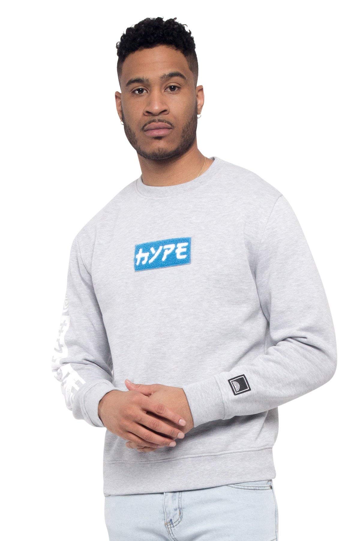 SP Active by South Pole Men's Fleece Long Sleeve Pullover Crewneck Sweatshirt - Warm Winter Layering for Outdoor Activities & Casual Wear