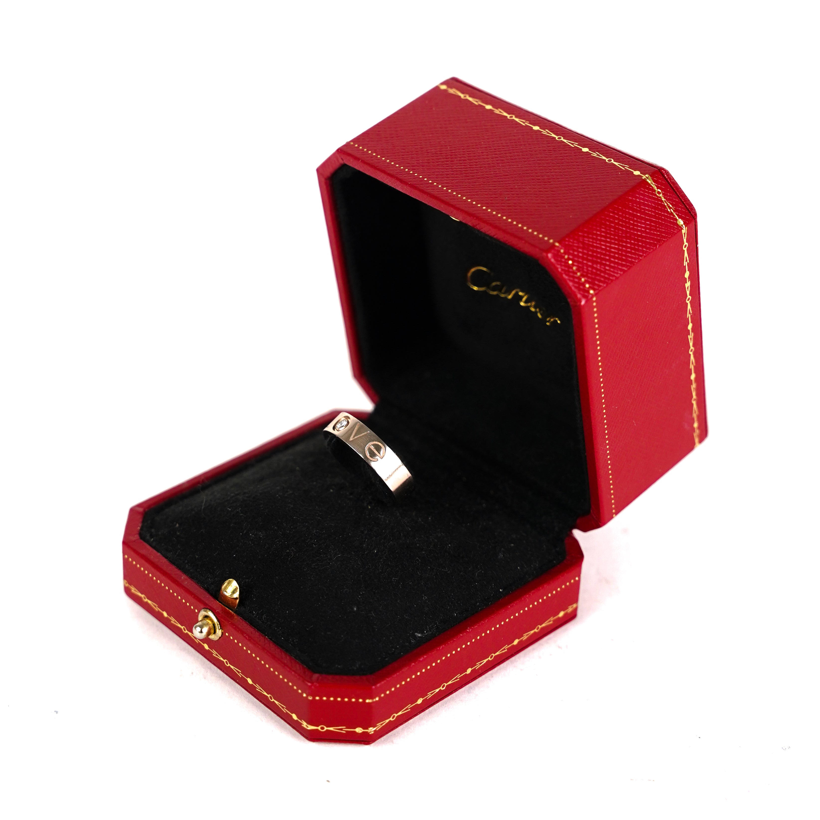 Cartier Love Ring 18K White Gold Size 56 - Luxury Wedding Band for Women & Men, Perfect for Anniversaries & Engagements