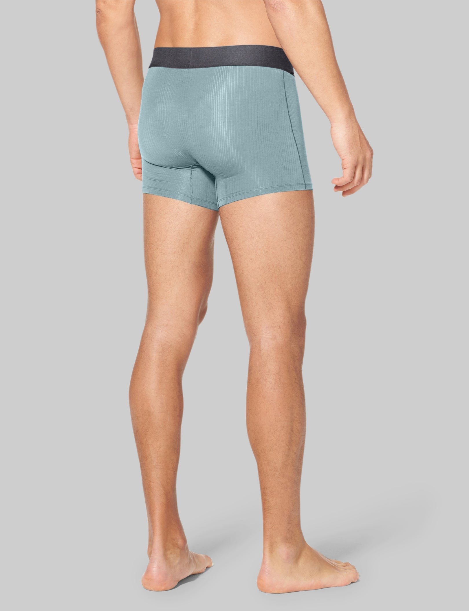 Second Skin Luxe Rib Trunk 4-Pack - Ultra Soft Men's Underwear for All-Day Comfort | Perfect for Workout, Lounge & Everyday Wear
