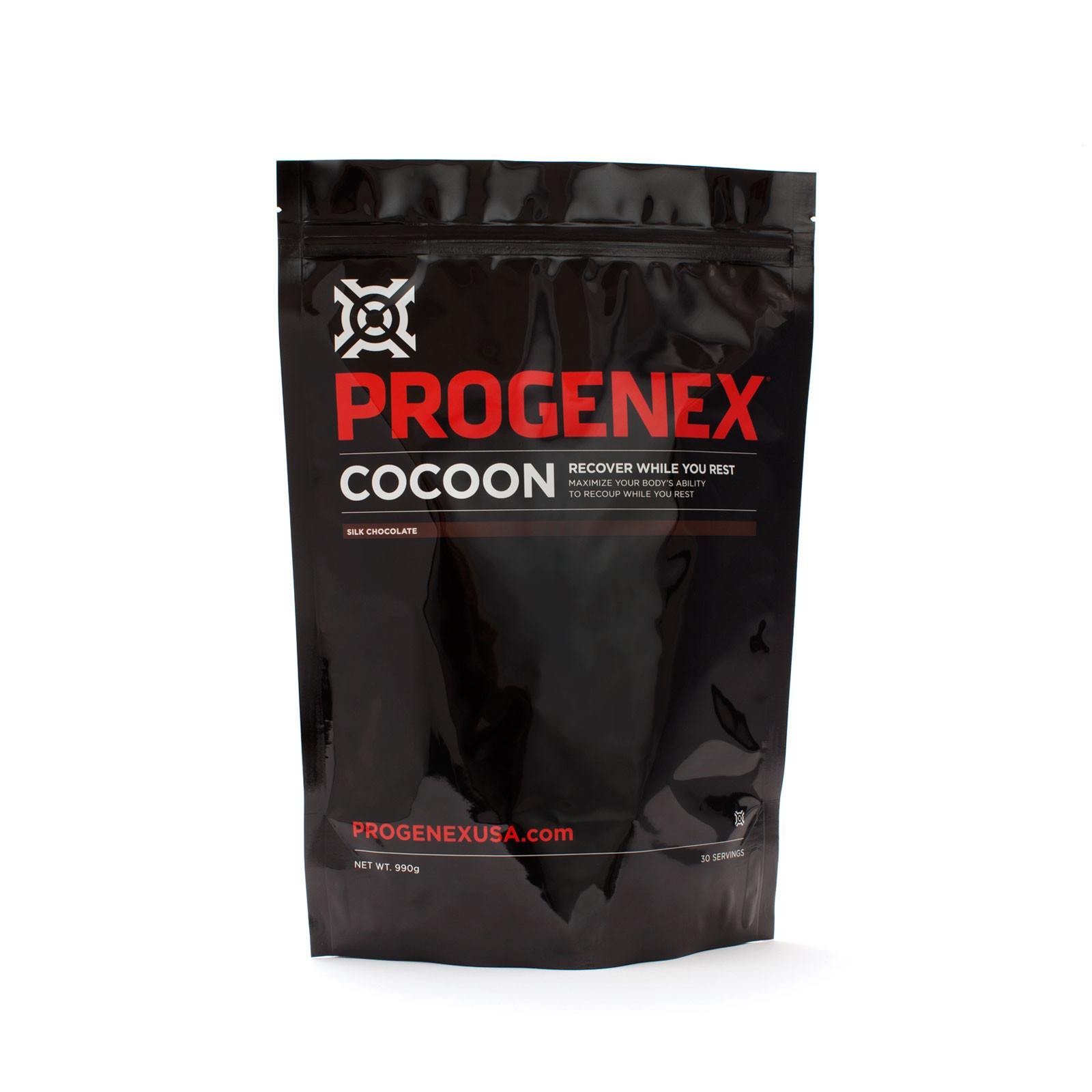 Progenex Cocoon Micellar Casein Protein Powder for Nighttime Recovery - Slow Digesting Muscle Growth Supplement with Sleep Support | 30 Servings Silk Chocolate Flavor | Ideal for Post-Workout Recovery & Overnight Muscle Repair