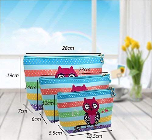 3 PCS Waterproof Large Capacity PU Leather Cosmetic Bags for Travel, Makeup Storage & Bathroom Organization (3 Sizes, Orange Sunflower) - Perfect for Gym, Vacation & Daily Essentials