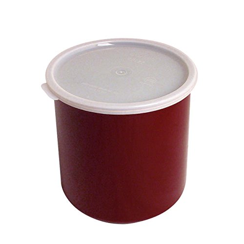 Cambro CP27195 2.7 Quart Reddish Brown Food Storage Crock with Lid - Durable Commercial Kitchen Container for Restaurants, Catering & Home Use