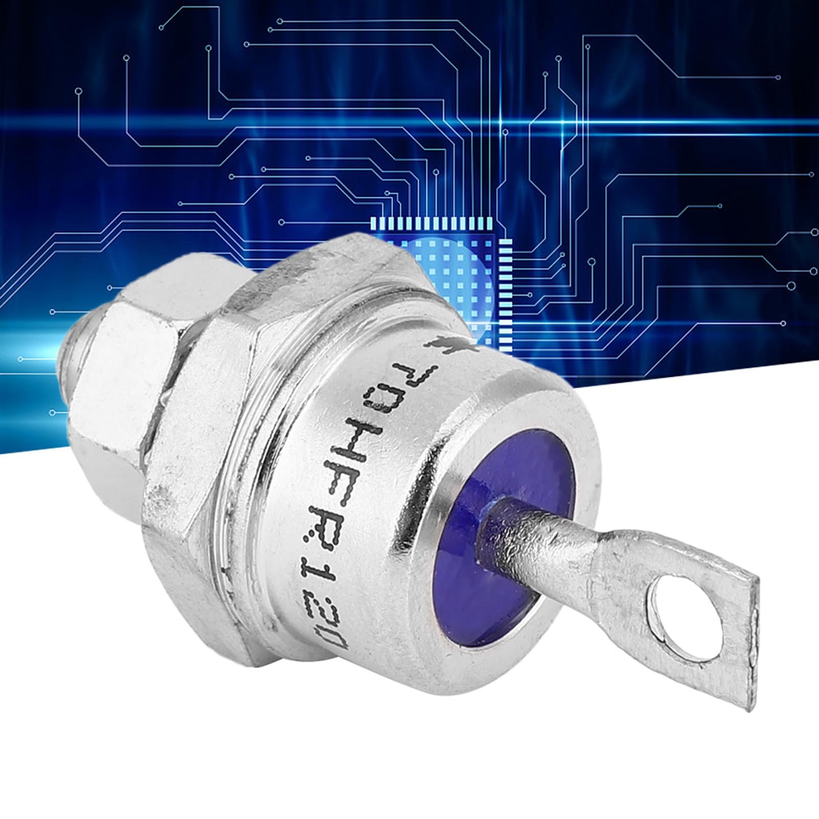 High Power Spiral Rectifier Diode - 5 Pairs Stud Mount Diodes with Iron Base for Battery Chargers, Motor Control, Power Supplies & Welding Machines - Perfect for Industrial & DIY Electrical Projects