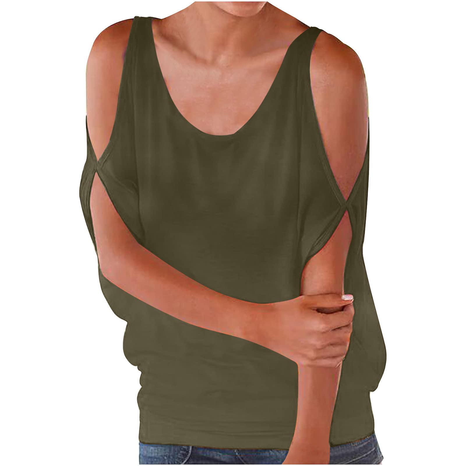 Women's Off Shoulder Dolman Blouse - Summer Batwing Short Sleeve Tops for Casual Wear | Perfect for Beach, Vacation & Everyday Outfits