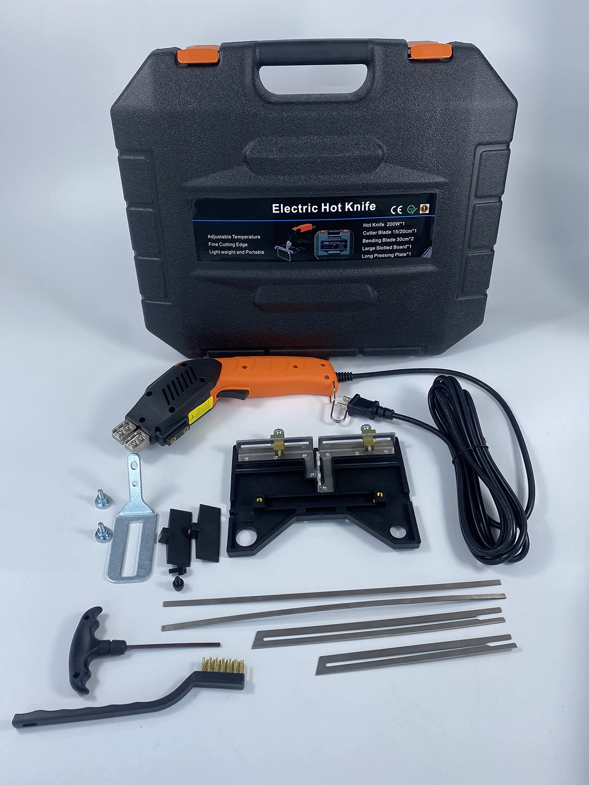 Professional Electric Hot Knife Foam Cutter - Precision Styrofoam Cutting Tool Kit with Air Cooling System for Continuous Use | Perfect for DIY Crafts, Model Building, Packaging & Insulation Projects