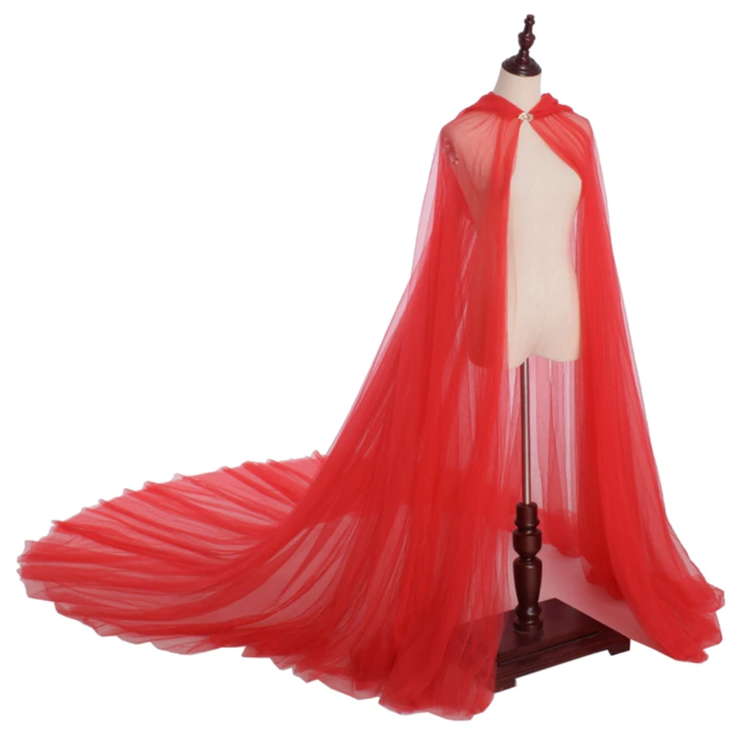Gothic Fairy Cape for Women - Elegant Lace Hooded Cloak for Cosplay, Halloween, Renaissance Faires & Fantasy Costumes | Perfect for Gothic Lovers, Witches & Vampire Costumes