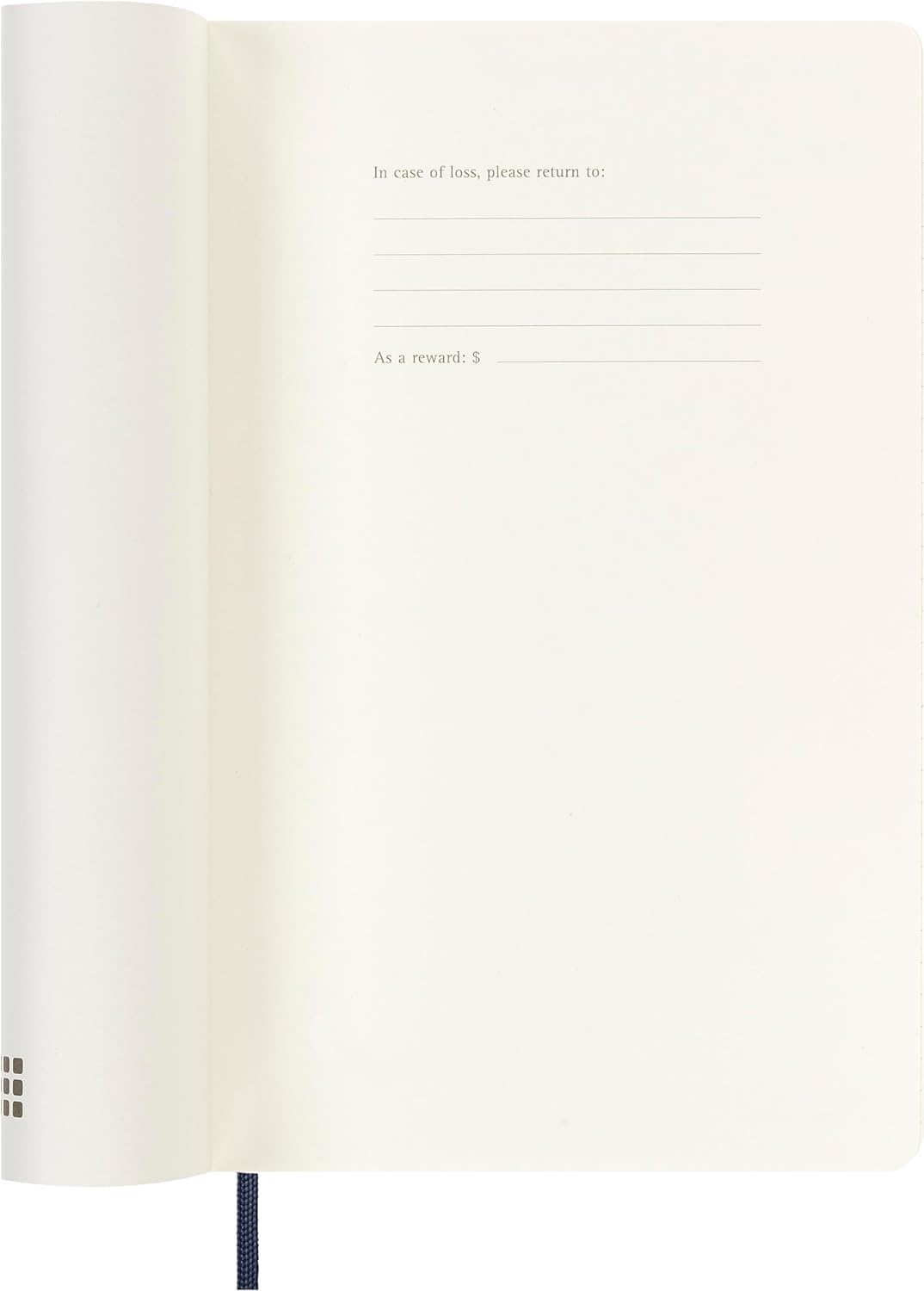 Moleskine 2025 Weekly Planner - 12 Month Agenda with Notes Space, Soft Cover & Elastic Closure, Sapphire Blue, Large 13x21 cm - Perfect for Work, School & Personal Organization