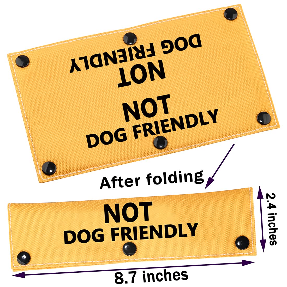 PWHAOO Handler Need Space Leash Wrap - Non-Dog Friendly Sleeve for Rescue & Anxious Dogs - Calming Leash Cover for Nervous Pets - Perfect for Walks, Training & Public Outings