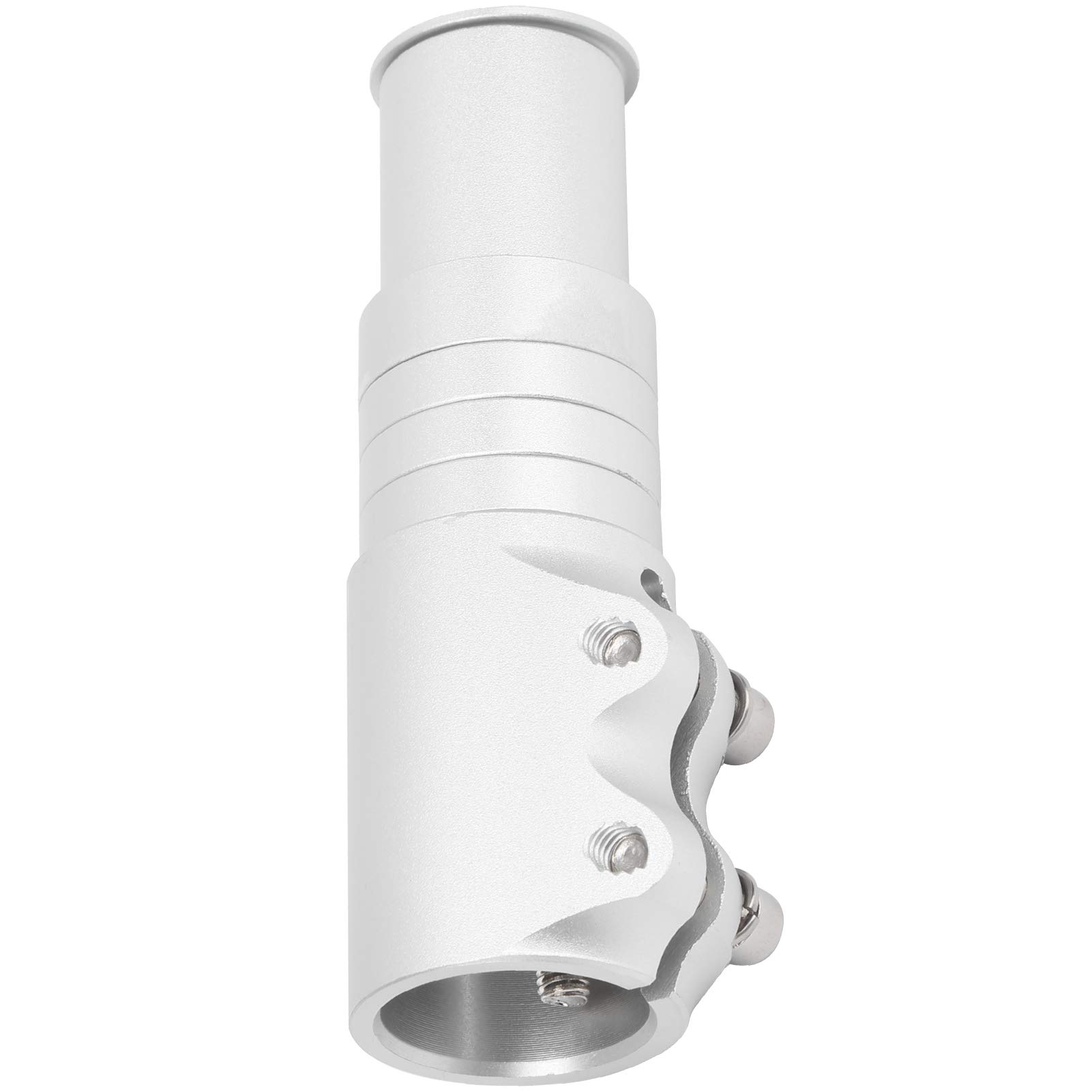 Bike Stem Riser - Stable Performance Aluminum Alloy Handlebar Adapter, Corrosion-Resistant & Easy Install for Road/Mountain Bikes - Perfect for Commuting & Off-Road Cycling (Silver)