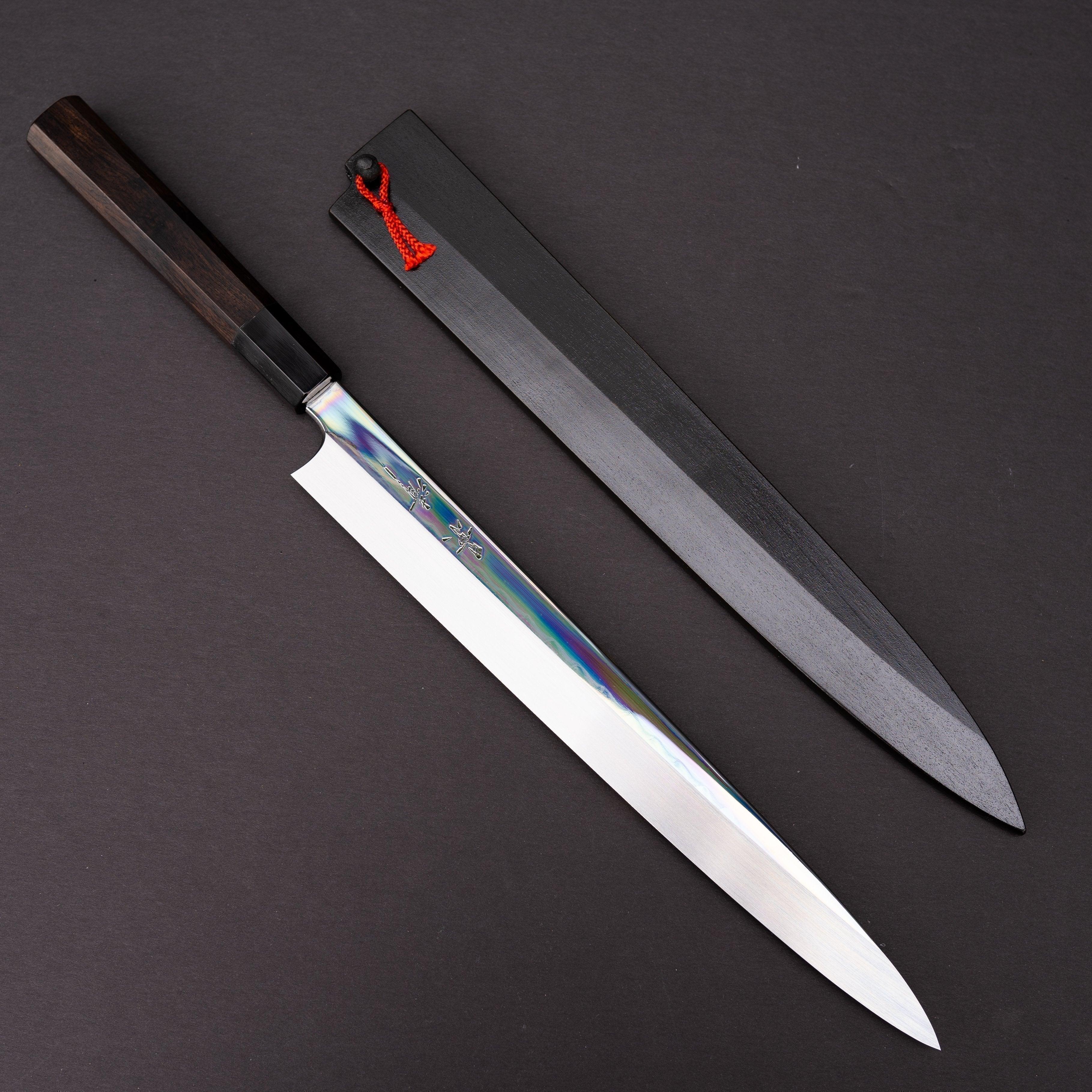 Premium Kagekiyo Mizu Honyaki White #2 Yanagiba Sushi Knife 300mm - Professional Japanese Sushi Chef Knife for Sashimi & Fish Filleting