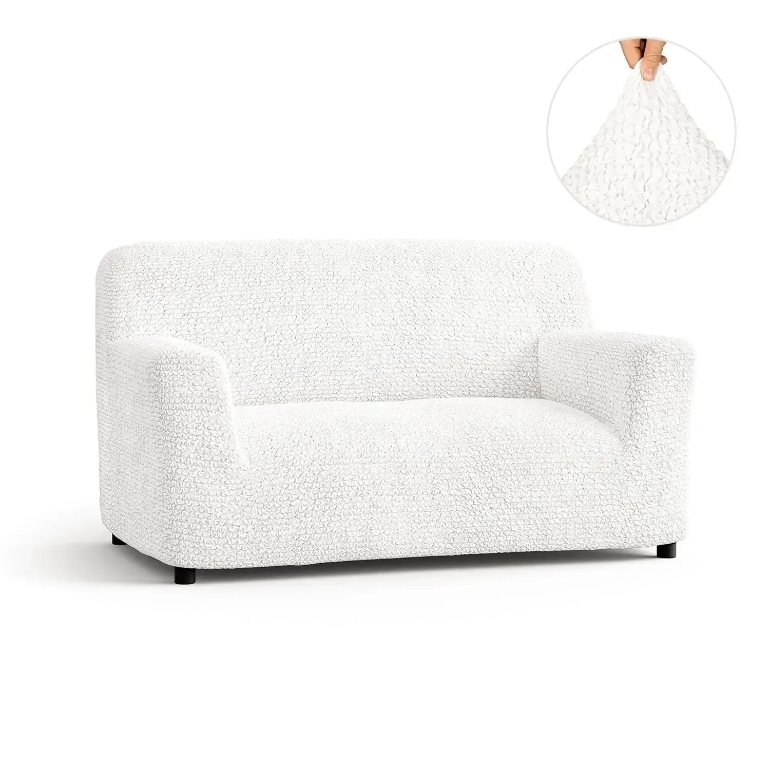 2 Seater Loveseat Slipcover - Soft Microfiber Fabric - Perfect for Living Room, Bedroom & Home Decor