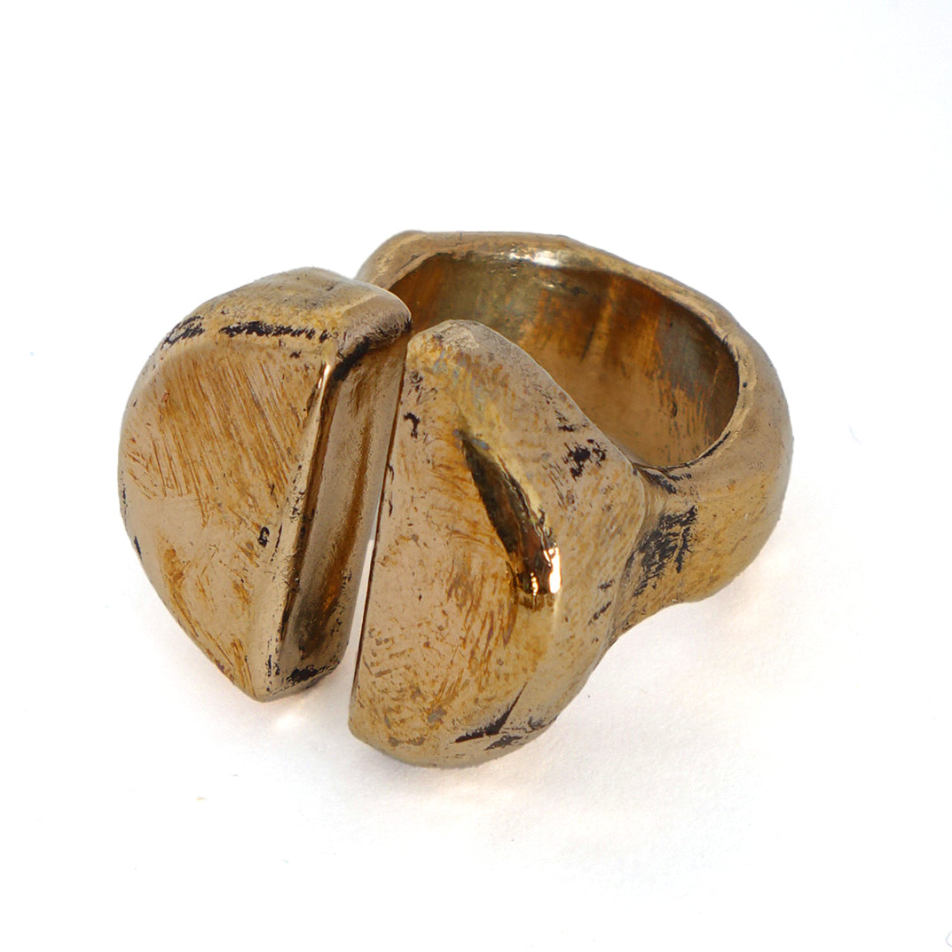 Elegant Bronze Ring No. 48 - Handcrafted Jewelry for Women & Men | Perfect for Weddings, Parties & Everyday Wear
