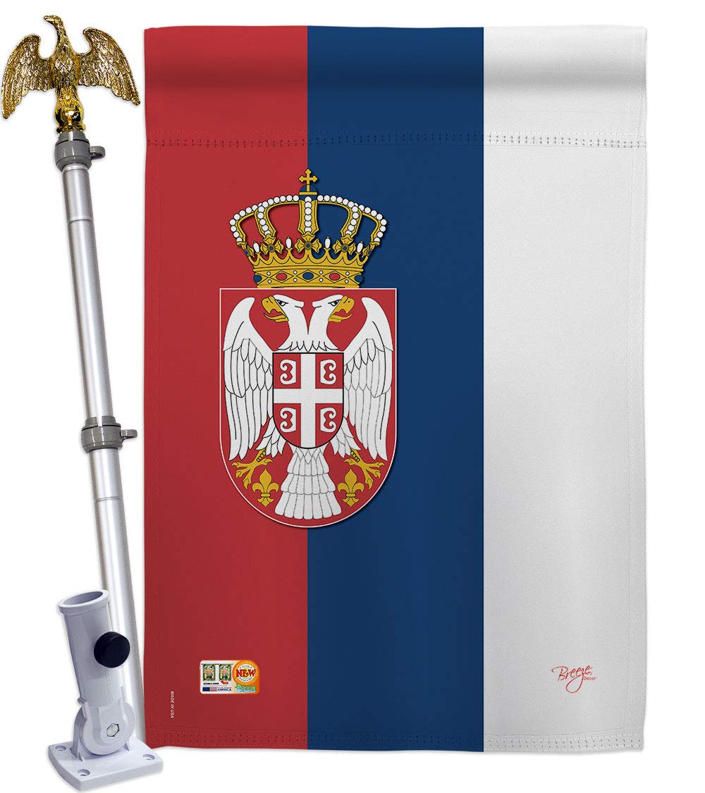 Serbia Nationality Decorative Flag 28