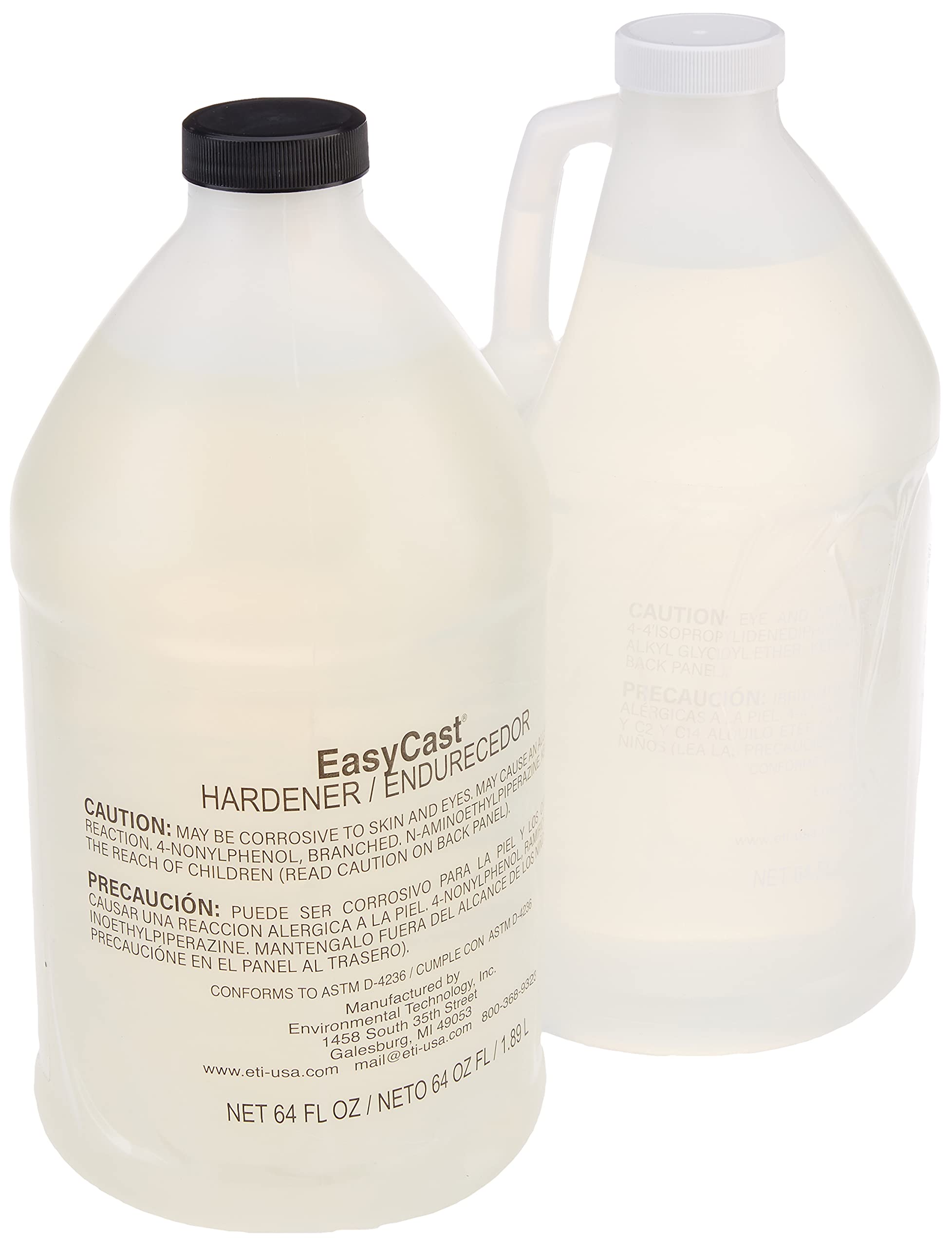 Clear Casting Epoxy Resin for DIY Crafts, Jewelry Making, and Woodworking – High Gloss Finish & Bubble-Free Formula – Environmental Technology 33128