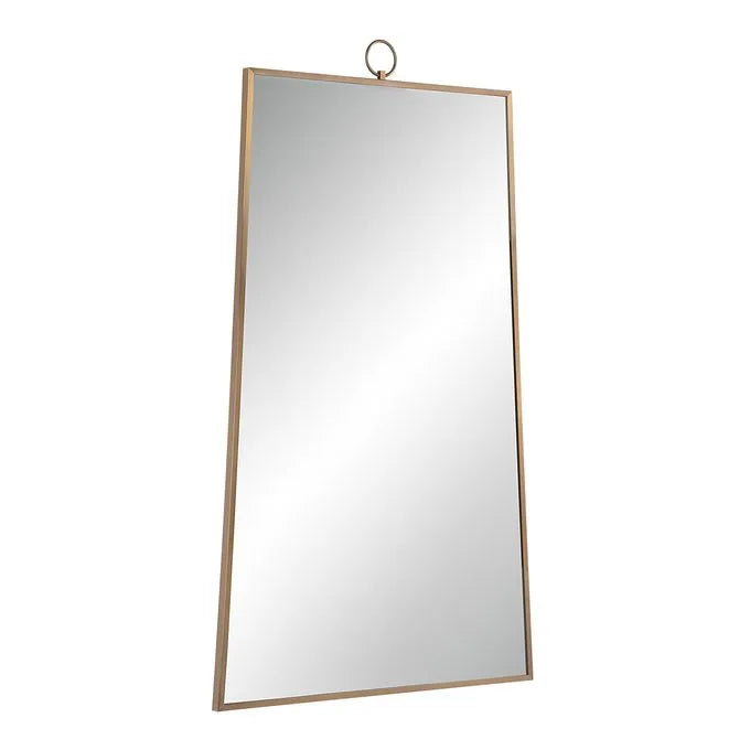 Ariadne Wall Mirror - Elegant Full-Length Mirror with Rustic Wood Frame for Bedroom, Living Room, or Entryway Decor
