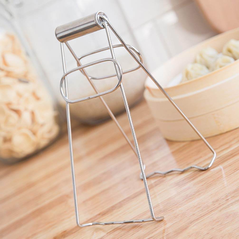 Hot Plate Clamp Tongs - Secure Grip for Kitchen & Serving Dishes