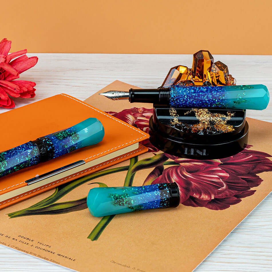 Benu Scepter Fountain Pen - Grand Scepter XI Luxury Writing Instrument for Calligraphy, Journaling & Gift Giving | Premium Nib Pen for Professionals & Collectors