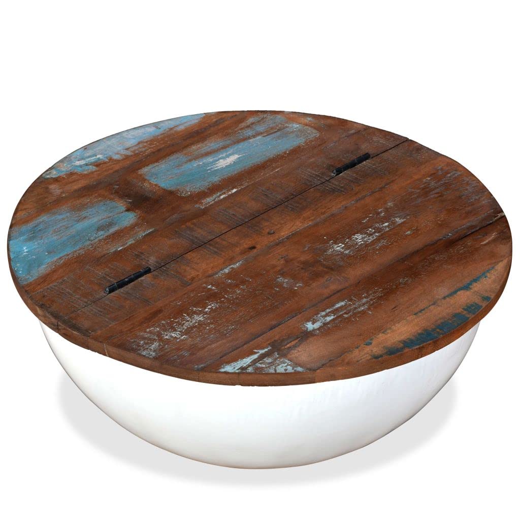 Modern Coffee Table & End Table Set - Round Bowl Shape Center Table & Side Table for Living Room, Home Office, Family Room Decor - Perfect for Entertaining & Relaxation
