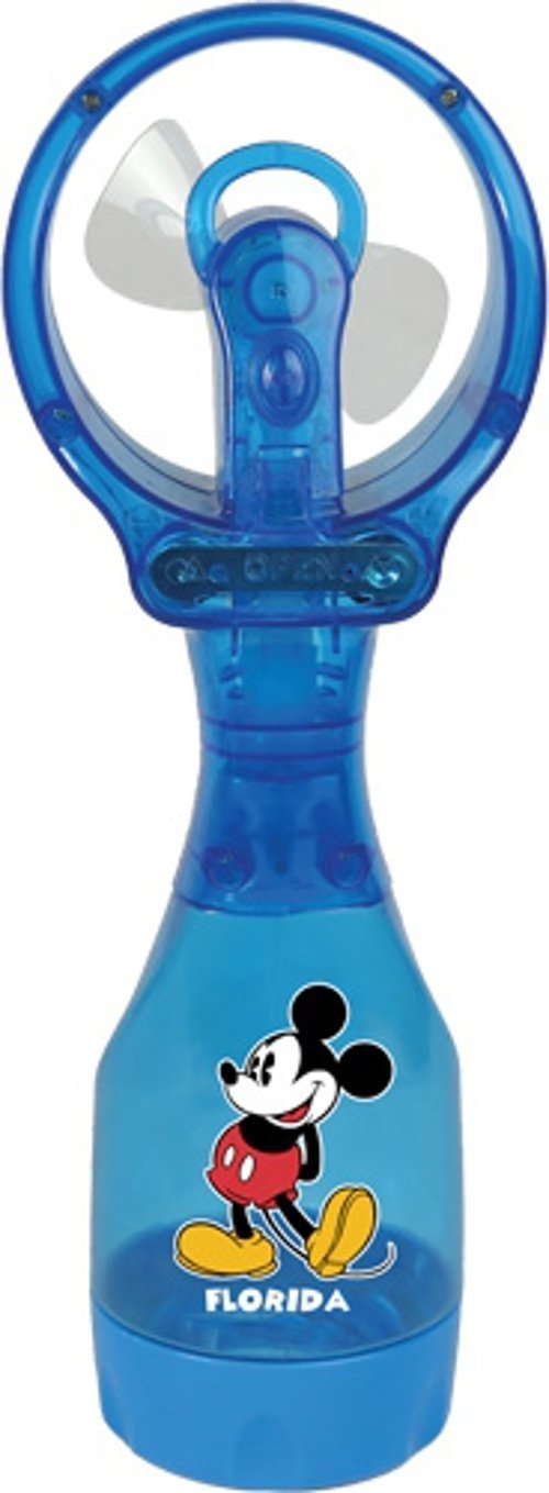 Disney Mickey Mouse Portable Personal Misting Fan - Handheld Cooling Fan with Water Spray for Outdoor, Sports, Travel & Summer Activities