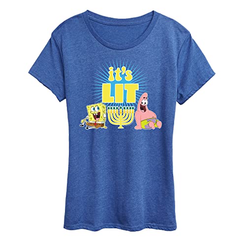 It's Lit Hanukkah - Heather Royal Blue