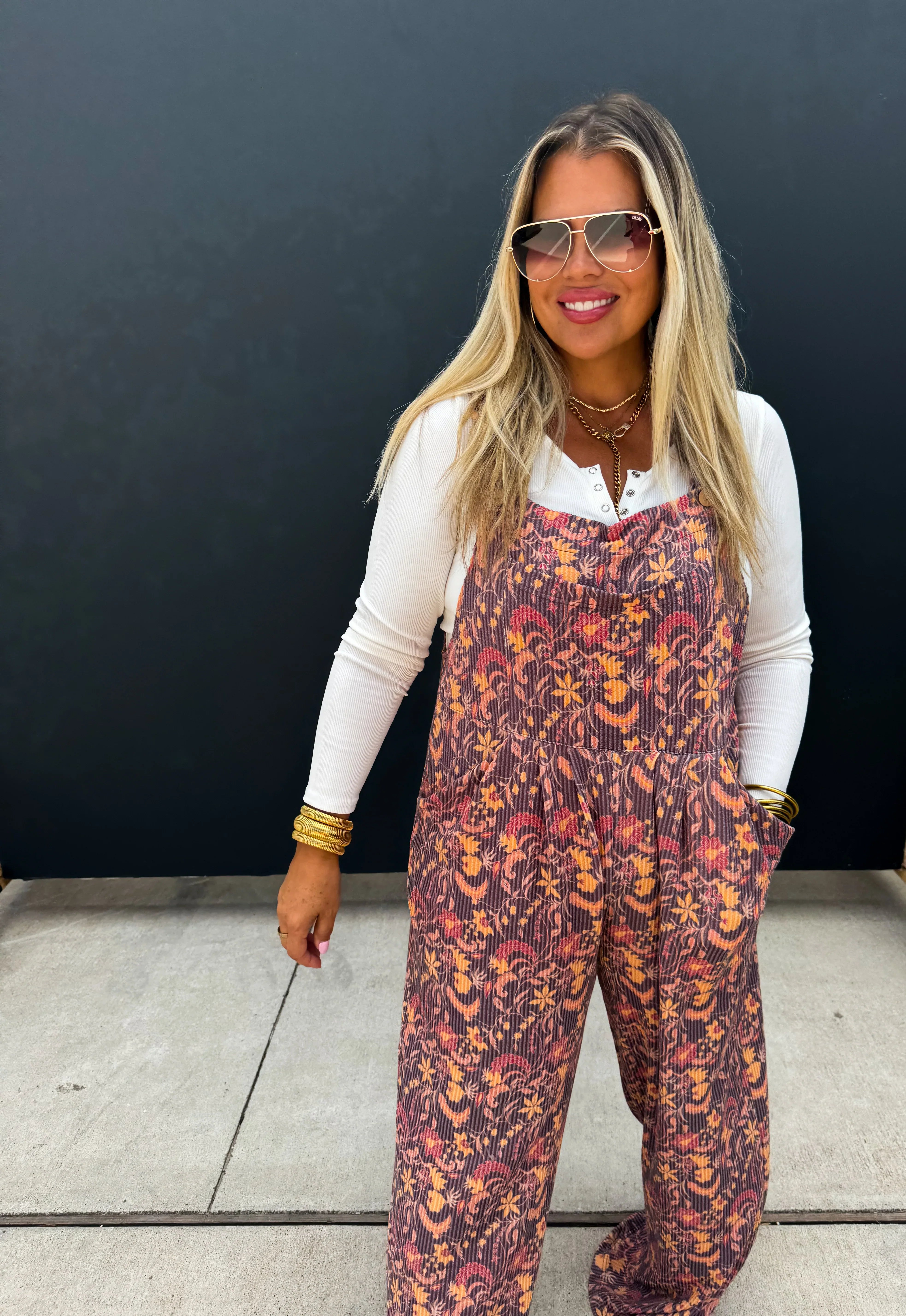 PREORDER: Cassidy Fall Boho Overalls - 2 Stylish Colors for Women | Perfect for Autumn Outfits & Casual Wear
