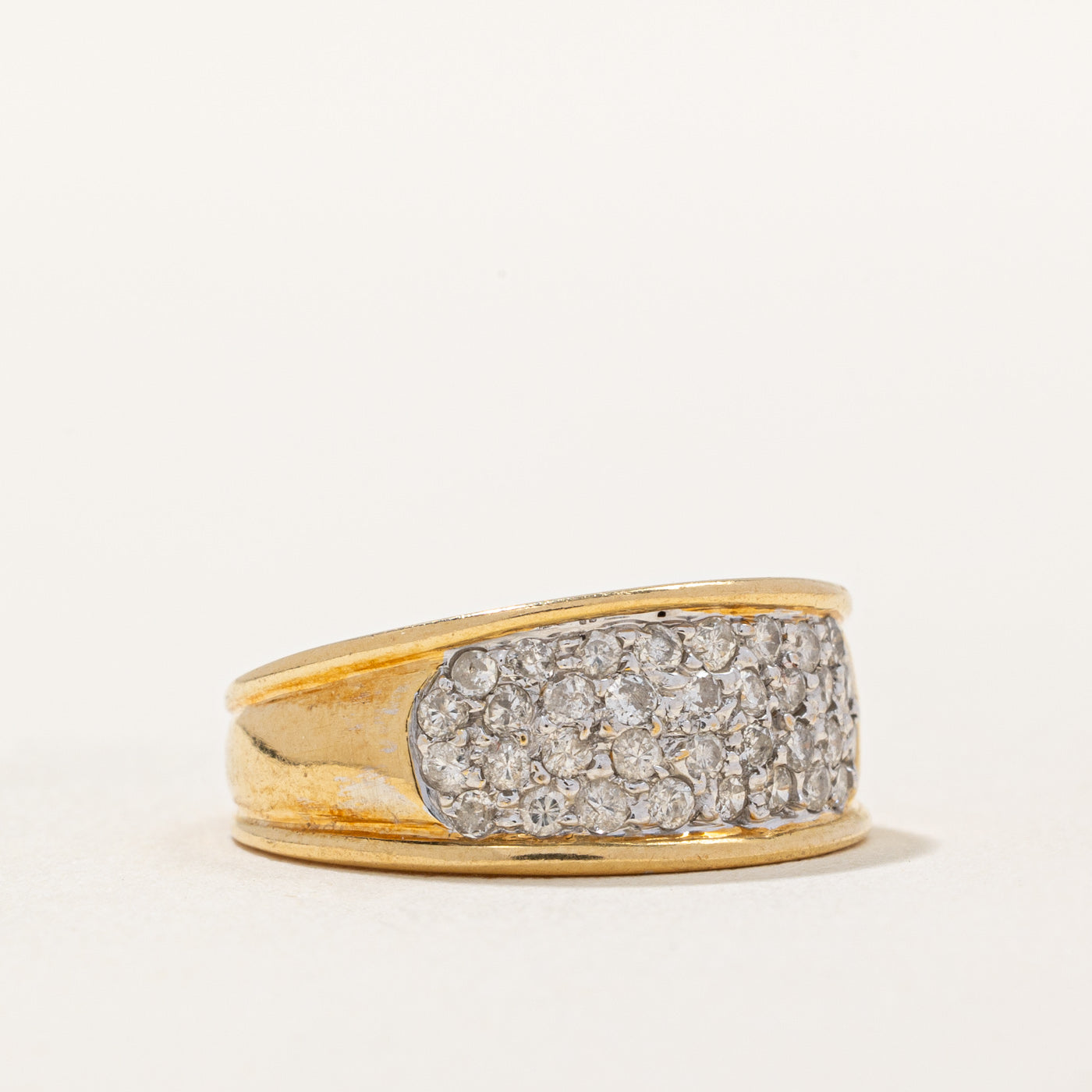 0.34ctw Pave Set Diamond Ring - Size 4 | Elegant Wedding Band, Anniversary Gift & Engagement Ring for Women | Perfect for Proposals, Bridal Jewelry & Special Occasions