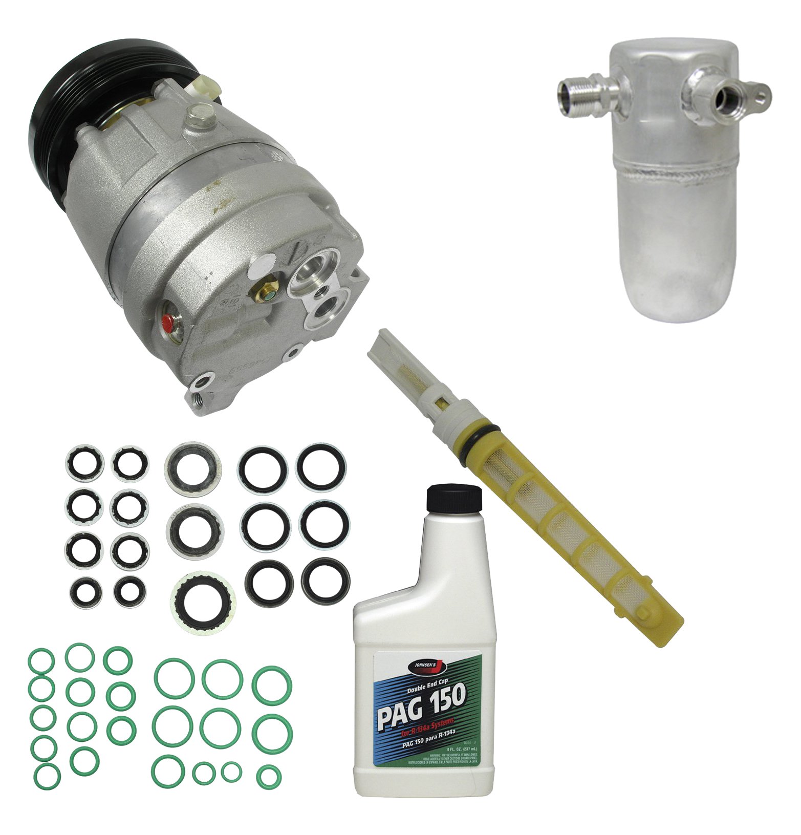 Universal Air Conditioner KT 3623 A/C Compressor and Component Kit - Replacement Parts for Home & Auto AC Systems - Perfect for HVAC Repair and Maintenance