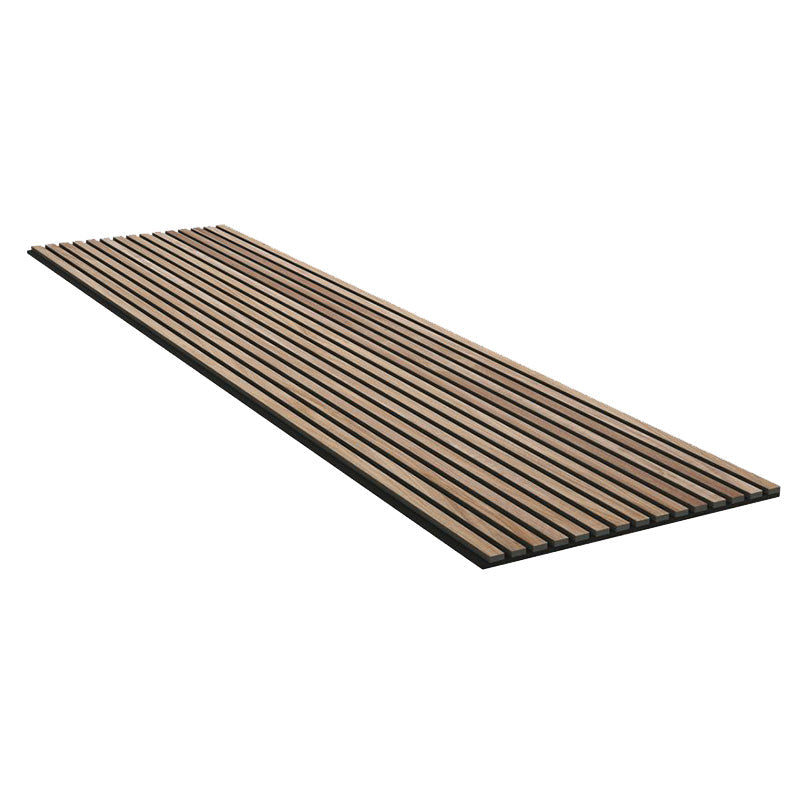 Flexible Acoustic Wood Slat Wall Panel - Walnut Veneer 2700mm x 600mm | Soundproofing & Decorative Wall Treatment for Home Theater, Office, and Studio