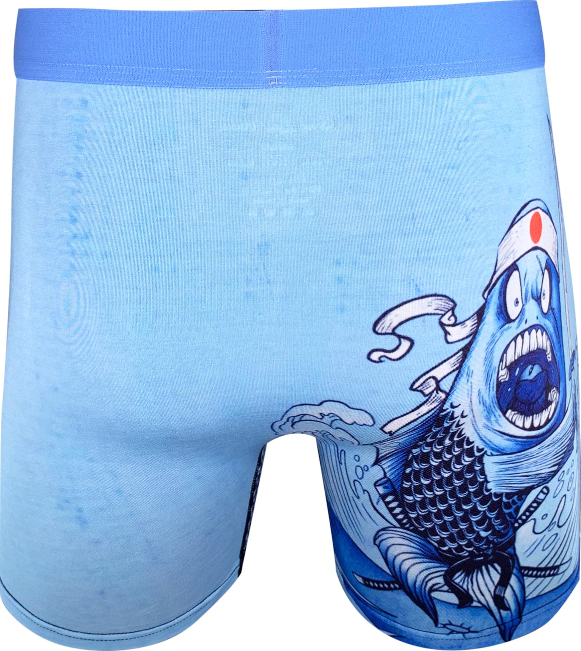 Lucky Men's Boxer Briefs - Fish & Ocean Animal Print Underwear for Comfort & Style | Perfect for Daily Wear, Gifts & Good Luck Charms
