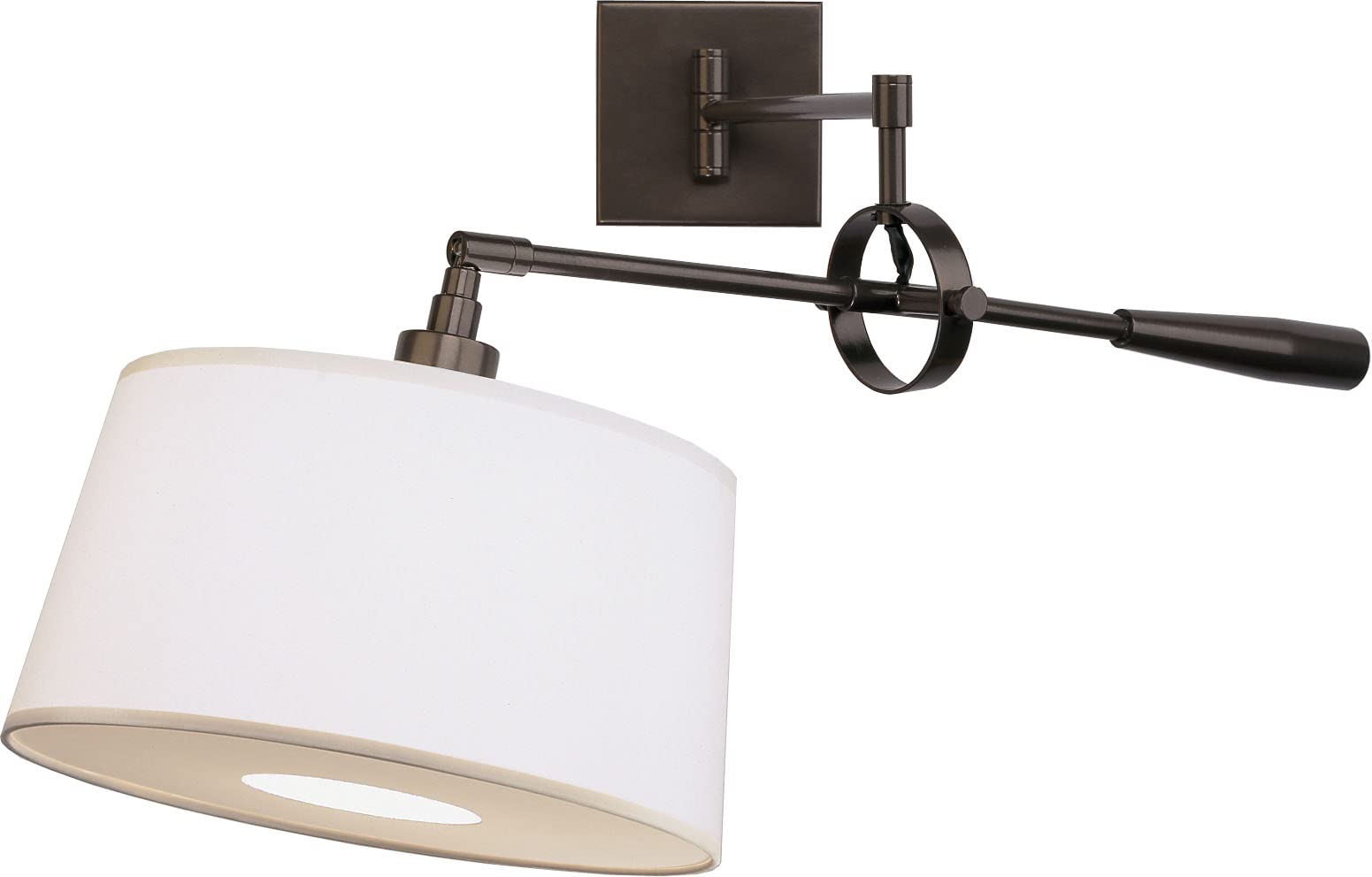 Z1819 Modern One Light Wall Swinger - Adjustable Swing Arm Wall Lamp for Living Room, Bedroom, or Office - Perfect for Reading, Working, and Ambient Lighting