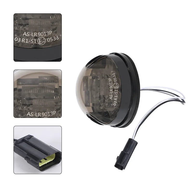 Land Rover Defender 1990-2016 LED Signal Light Kit - Front Indicator, Stop Tail Light & Side Marker Lights (8-Piece Set) for Off-Roading & Night Driving