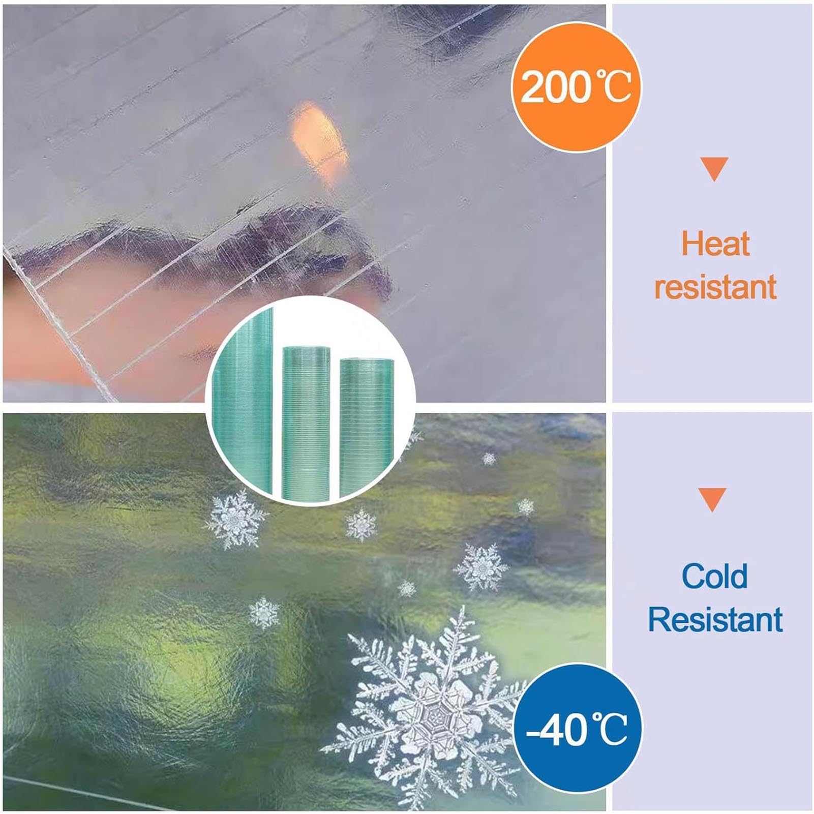 Durable Polycarbonate Roofing Panels 0.8mm - Weatherproof Greenhouse Cover, Garage Canopy Replacement, Custom Size (1.2x10m/3.94x32.8ft) - Perfect for Rain Shelters, Patio Covers & Outdoor Protection