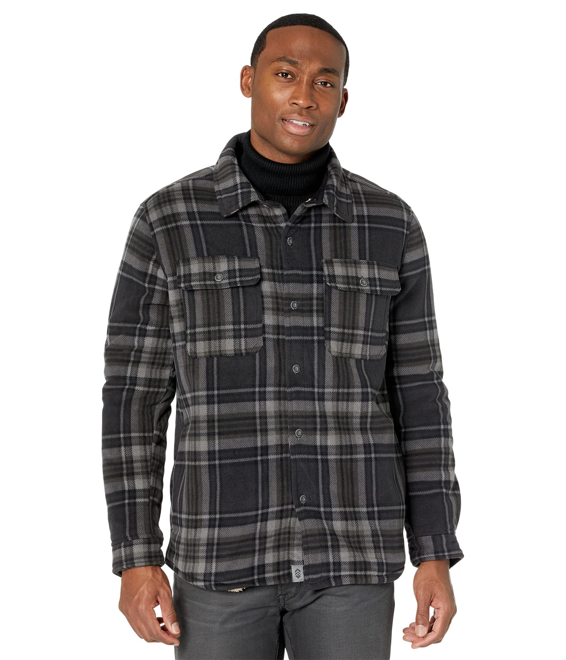 Free Country Sueded Chill Out Fleece Shirt Jacket for Men & Women - Soft Warm Pullover Fleece Jacket for Outdoor Hiking, Camping & Casual Wear