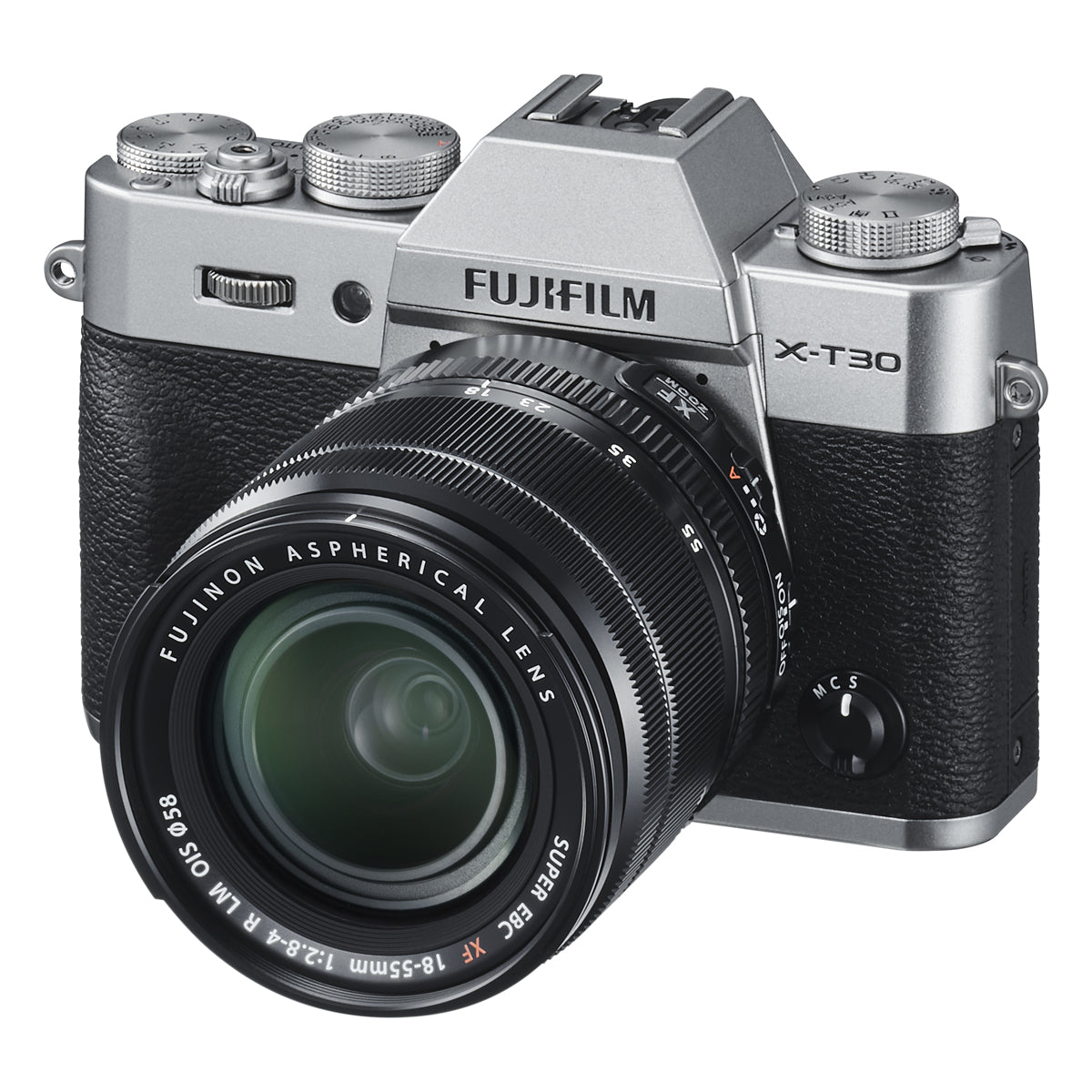 Fujifilm X-T30 Mirrorless Digital Camera with XF 18-55mm Lens Kit (Silver) - Perfect for Travel Photography, Vlogging & Street Shooting