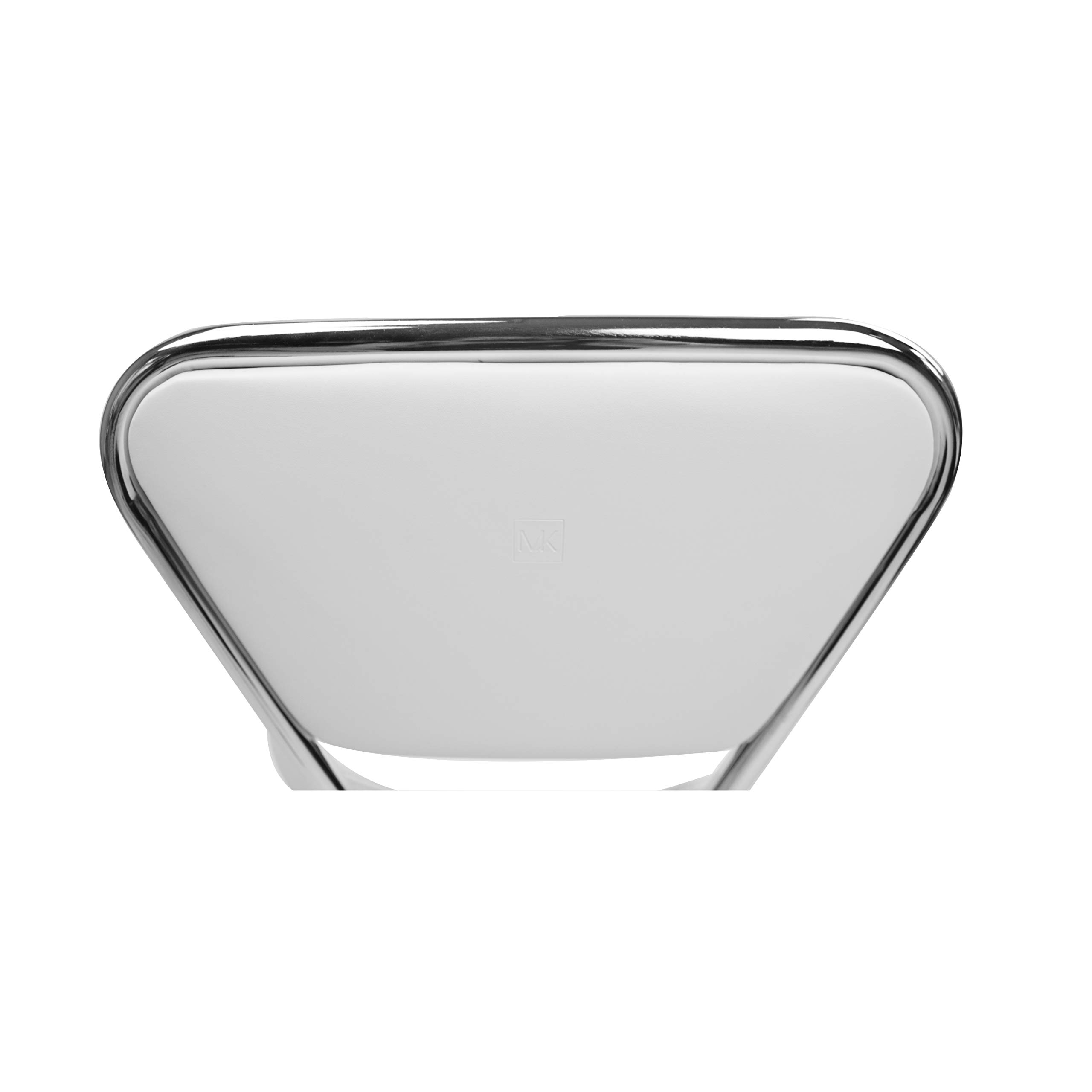 Dayton Garage Rolling Seat (White) - Adjustable Height 13