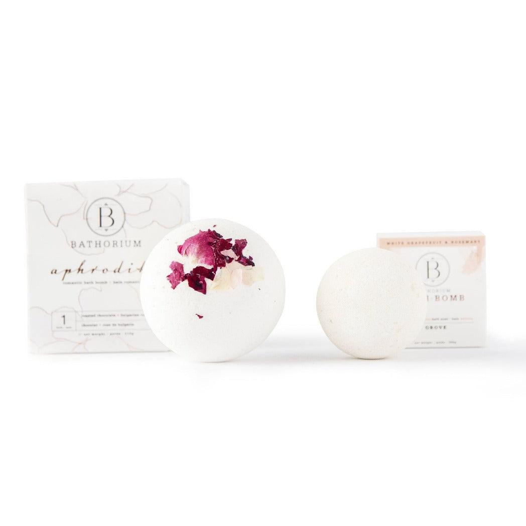 Aphrodite Bath Bomb - Luxurious Handmade Soothing Bath Bombs for Women, Relaxation & Self Care Gift Set - Perfect for Spa Nights, Stress Relief & Romantic Baths