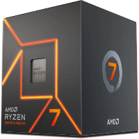 AMD Ryzen 7 7700 8-Core 16-Thread Gaming Processor - High Performance Desktop CPU for PC Gaming, Streaming & Content Creation | AM5 Socket, 5.3GHz Boost Clock | Perfect for Esports, 4K Gaming & Video Editing