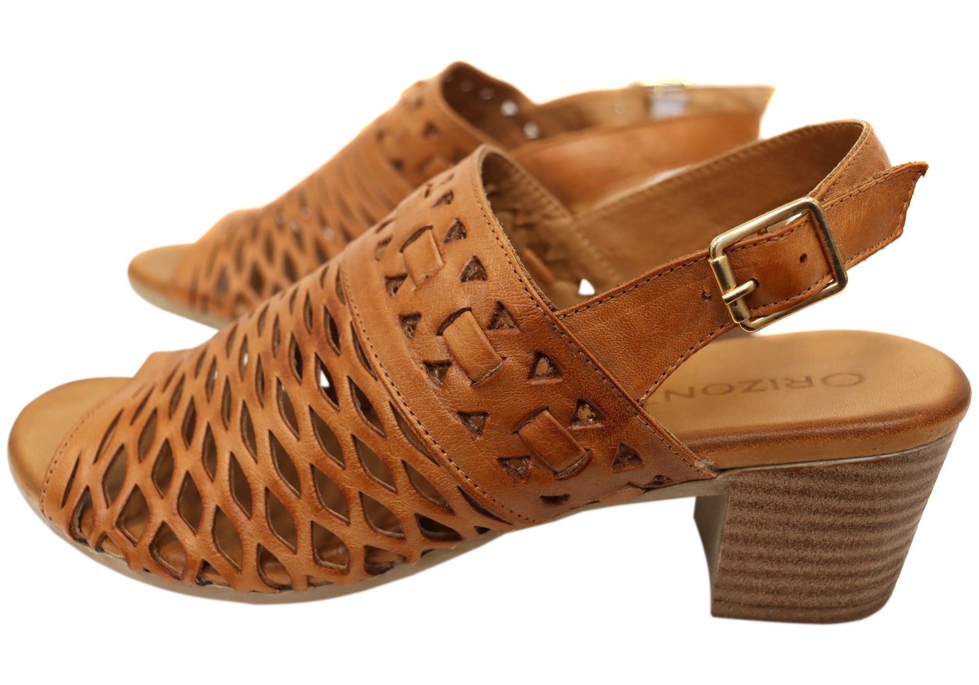 Orizonte Maxeen Women's Comfortable European Leather Sandals - Stylish & Breathable for Summer, Travel & Casual Wear