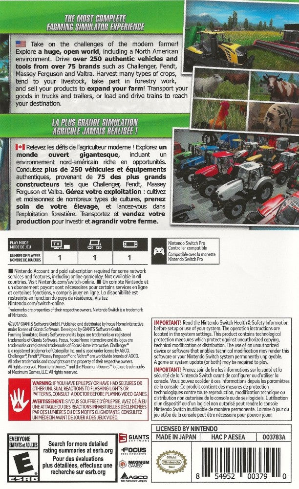 Farming Simulator Game - Realistic Farm Life Simulation for PC & Console | Perfect for Agriculture Enthusiasts & Gamers