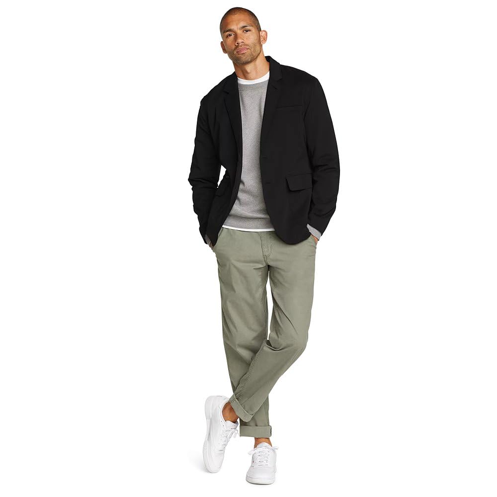 Eddie Bauer Men's Ultimate Voyager Travel Blazer - Lightweight Wrinkle-Resistant Stretch Jacket for Business Travel & Casual Wear