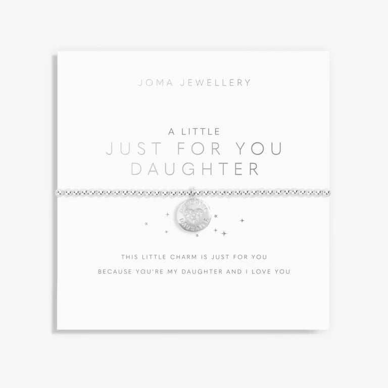 Joma Jewellery Bracelet - A Little Just For You Daughter - Elegant Gift for Birthdays, Graduation & Special Occasions