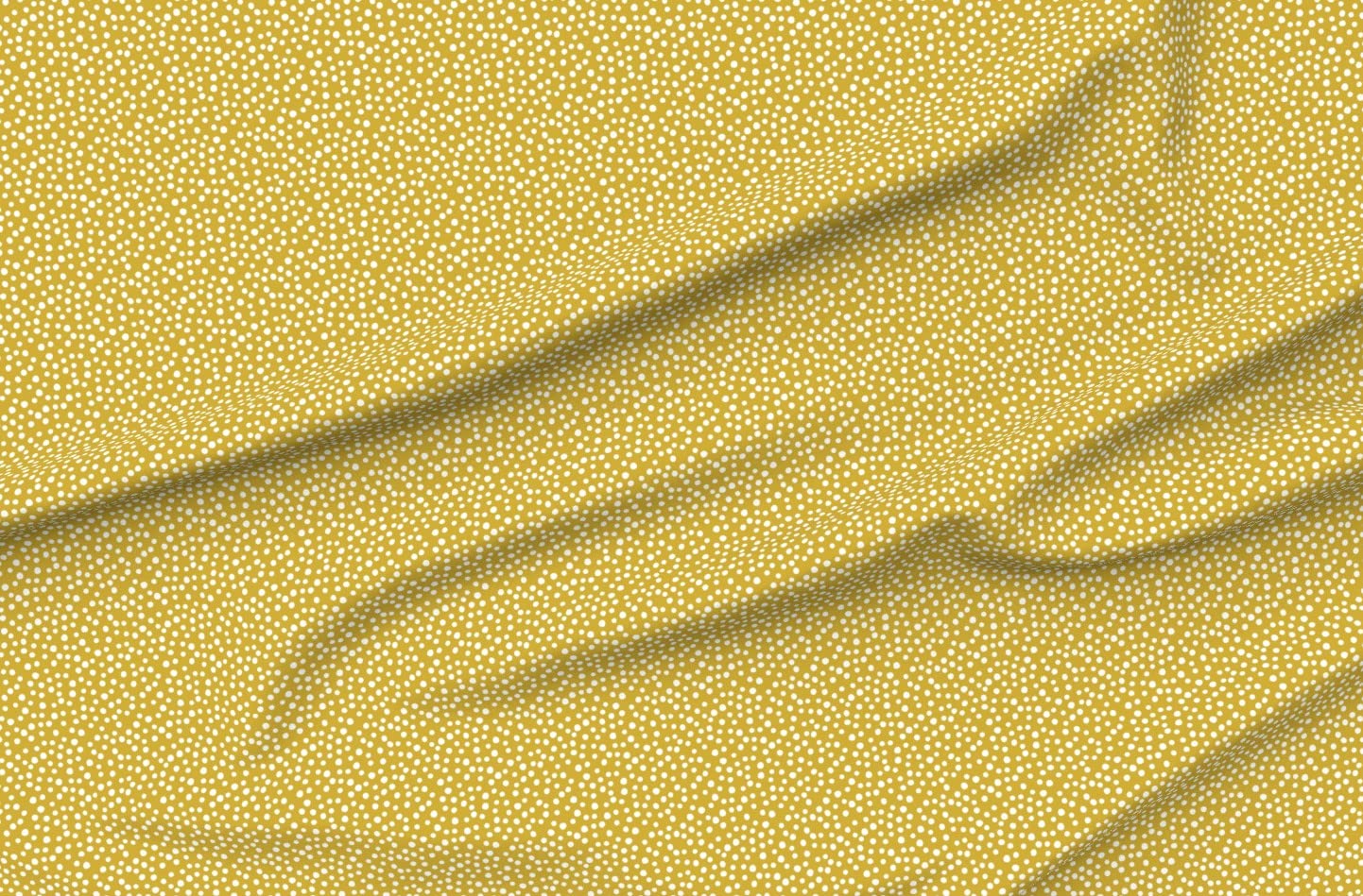 Moon Dots Mustard Printed Minky Fabric Fat Quarter - Soft Plush Fabric for Sewing Baby Blankets & Quilt Backing - DIY Nursery Decor & Cozy Home Projects
