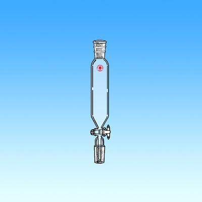 PTFE Stopcock Plug 14/20 Joint, 10mL Ungraduated Addition Funnel - Lab Glassware for Chemical Experiments & Distillation Setups