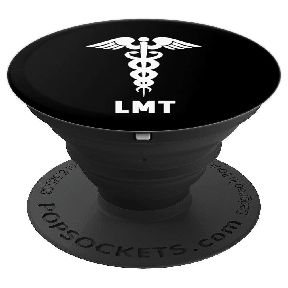 Licensed Massage Therapist LMT Gift - Caduceus Medical Symbol PopSockets Phone Grip & Stand for iPhone, Samsung & Tablets - Perfect for Healthcare Workers & Massage Professionals