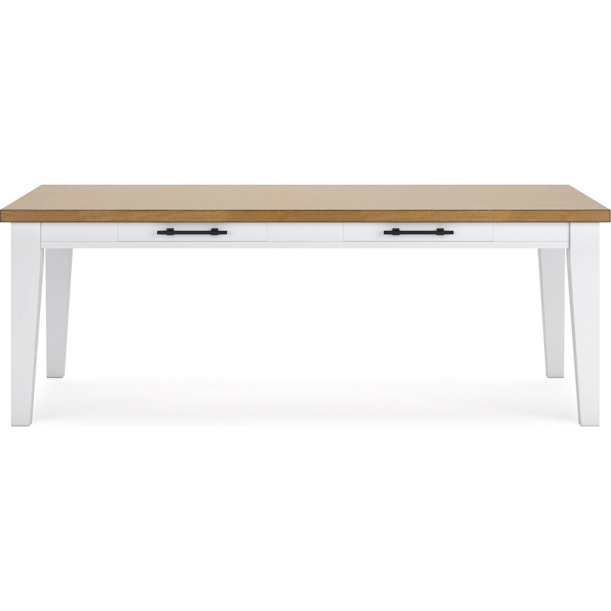 Ashbryn White and Natural Wood Dining Table (D844-25) - Perfect for Modern Kitchens, Dining Rooms, and Small Spaces