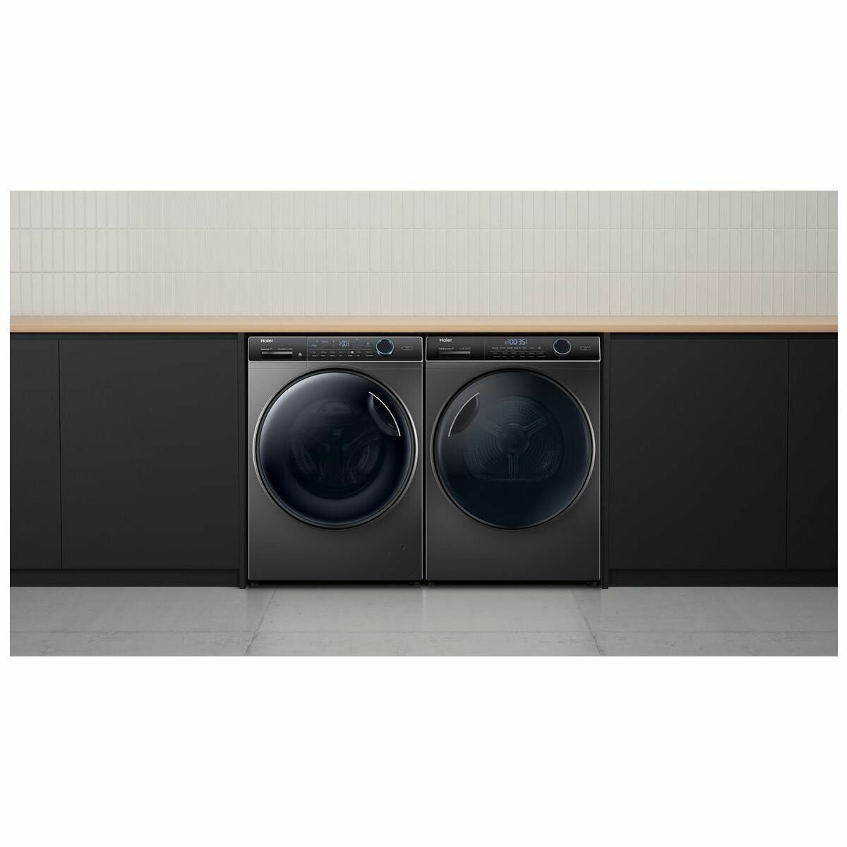 Haier 500 Series 8kg Heat Pump Dryer HDHP80ANB1 - Energy Efficient, Quiet Laundry Appliance for Home & Apartment Use
