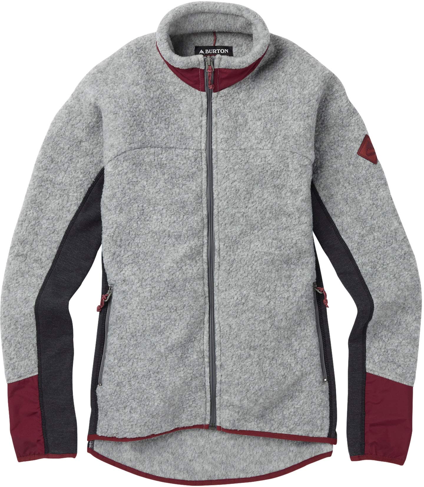 Burton Women's Minturn Full-Zip Fleece Jacket - Warm & Cozy Winter Outerwear for Hiking, Skiing & Outdoor Activities