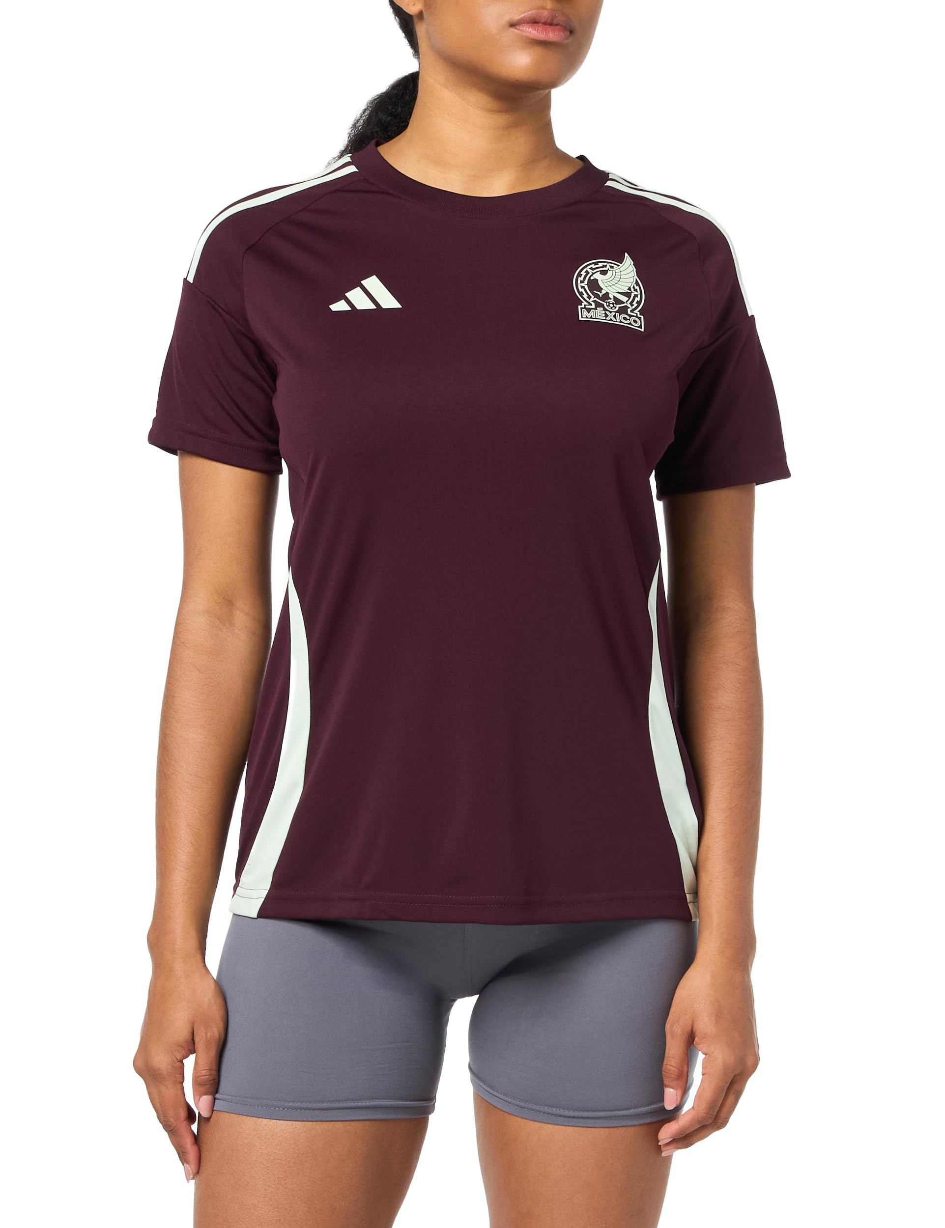adidas Women's Mexico 2024 Home Fan Soccer Jersey - Authentic Replica Football Shirt for Fans & Players - Perfect for Matchdays, Training & Casual Wear