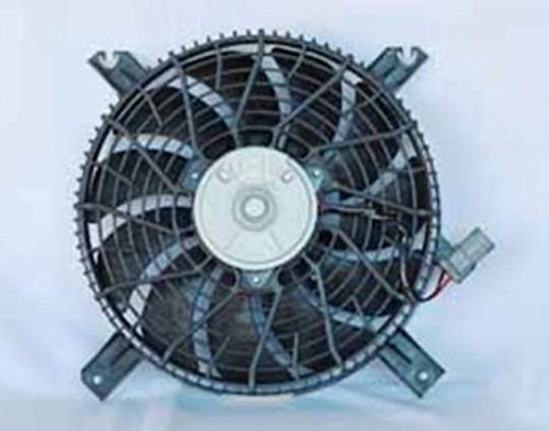 RAREELECTRICAL New AC Condenser Fan Assembly Compatible With 1999-2001 Chevrolet Tracker - Replacement Part #91177108 FA70209 - Perfect for Cooling System Repair & Summer Driving Comfort